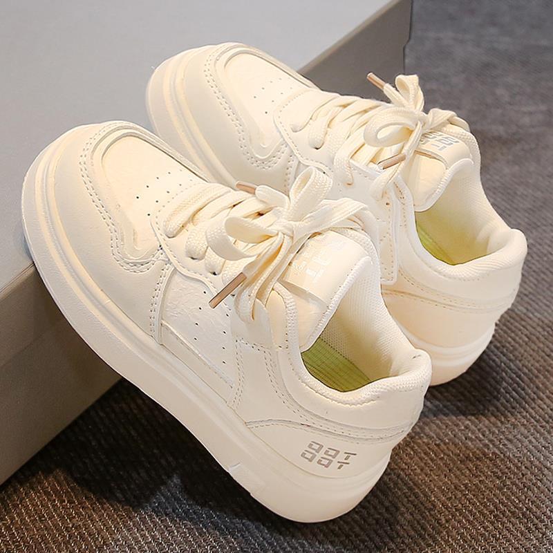 26-41Girls' sneakers, new spring and autumn children's sports white shoes for older girls and students, trendy