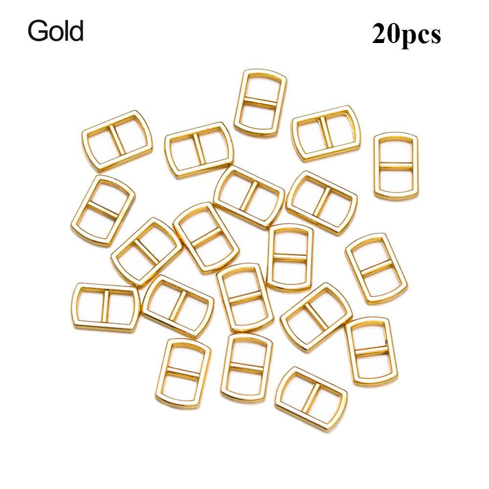 4 Colors Mini Ultra-small Diy Dolls Buckles Doll Bags Accessories Tri-glide Buckle Belt Buttons