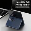 Luxury Leather Wallet Card Slot Smart View Case for Samsung Galaxy Z Fold 8 Fold8 Wide Flip-Free Answering Wake Up Flip Cover