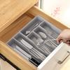 Держатель для кухонных столовых приборов с крышкой, 6 отделений, ящик, столешница, палочки для еды, ложка, вилка, резак, ящик для хранения столовых приборов, закрытый лоток-органайзер