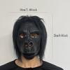Chimpanzee Mask Cosplay Animal Gorilla Black Full Face Latex Masks Orangutan Halloween Carnival Party Costume Props