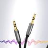 Ugreen AV119 Premium 5m 3.5mm Stereo Audio Cable - Black High-Fidelity Mini Jack Connector