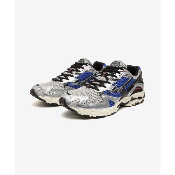 Mizuno Кроссовки Wave Rider 10 Сине-серебристые Унисекс D1GA210416