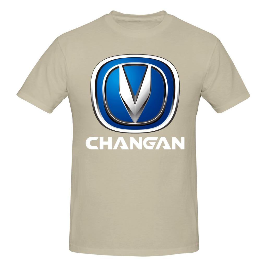 Футболка Changan с ощущением второй кожи, деловая повседневная, светлые цветовые схемы, футболки