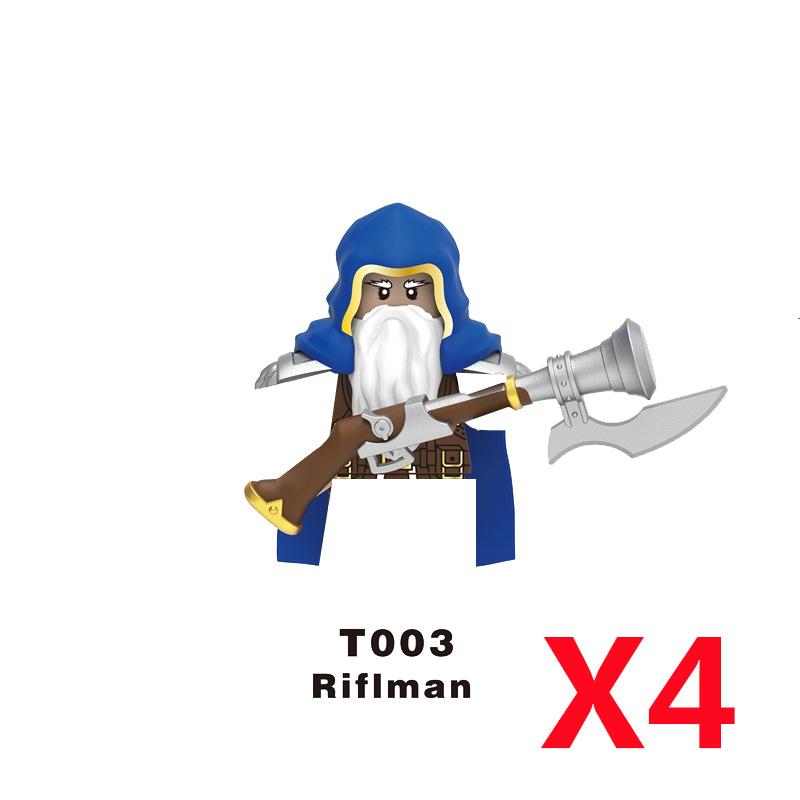 Средневековый Солдат Рыцарь Фигурка MOC Строительный Блок Зеленый Дракон Замок Пехота Орки Пират Римская Кавалерия Оружие Игрушки Подарки D122