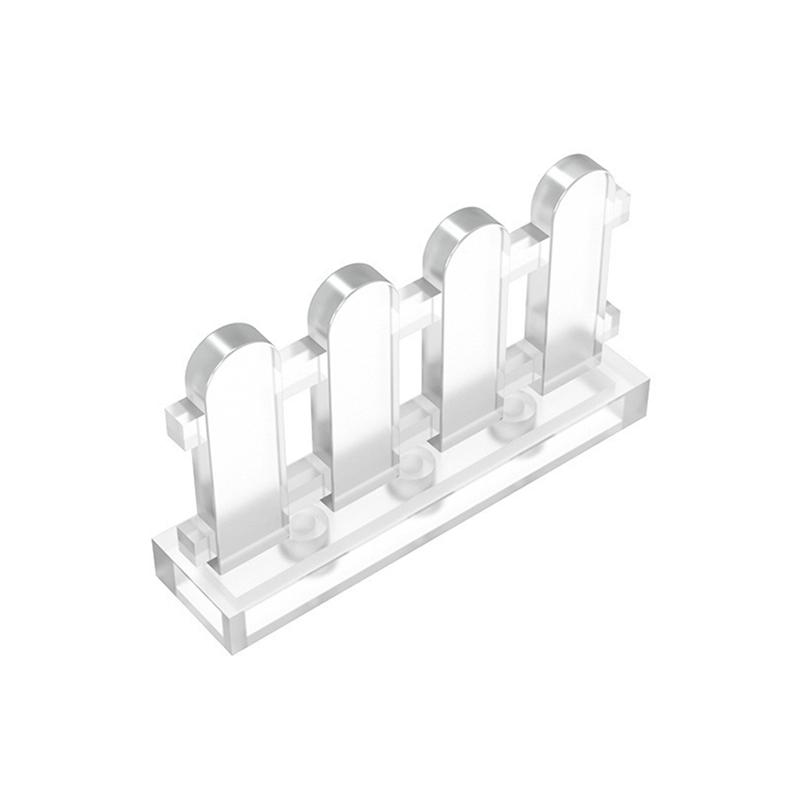 20PCS FENCE 1X4X2 Dots Compatible 33303 Fences & Ladders Building & Furniture Self-Locking Bricks Building Blocks Toys Accessori