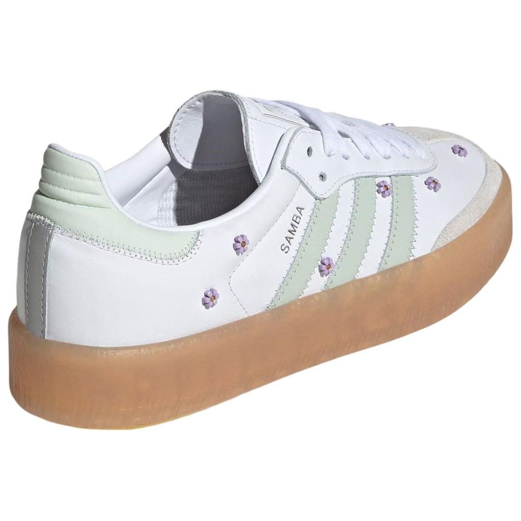 Sambae Wmns Adidas Originals 'Cloud White Linen Green Gum' Женские JS3954