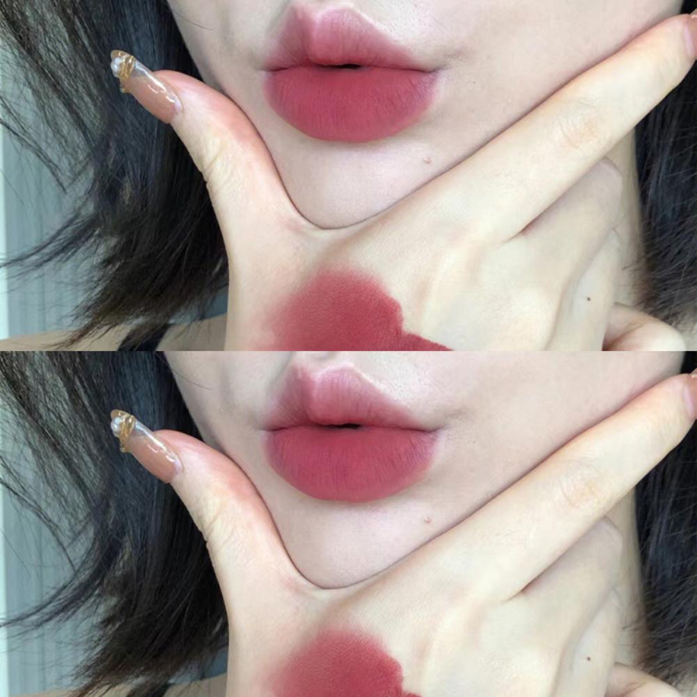 Matte Velvet Lip Glaze Waterproof Long Lasting Not Easy To Blur Lip Mud Liquid Lipstick Sexy Makeup Lipgloss