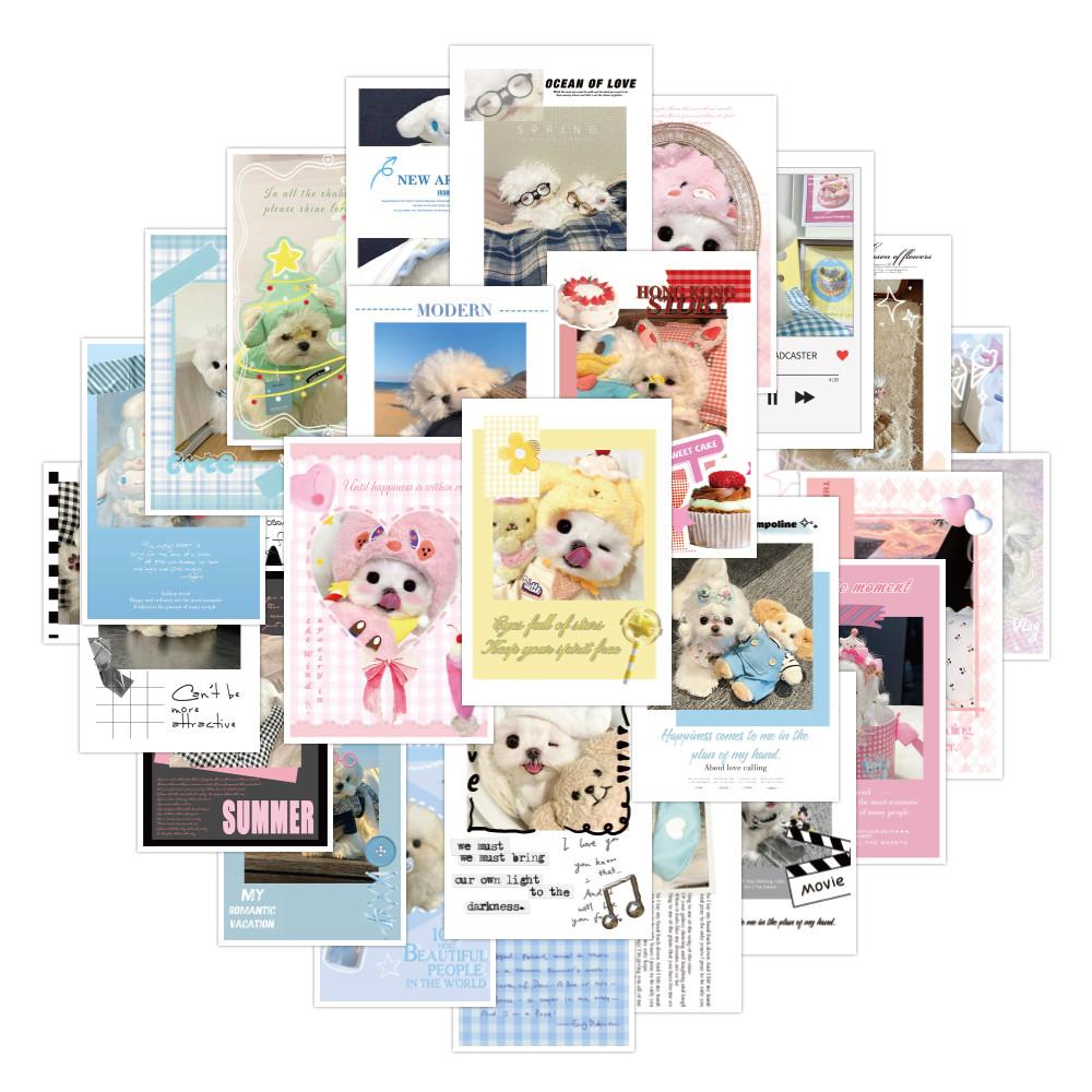 30-Piece Dog Stickers - Cute Decorative Decals for Phone Cases, Notebooks & Backpacks