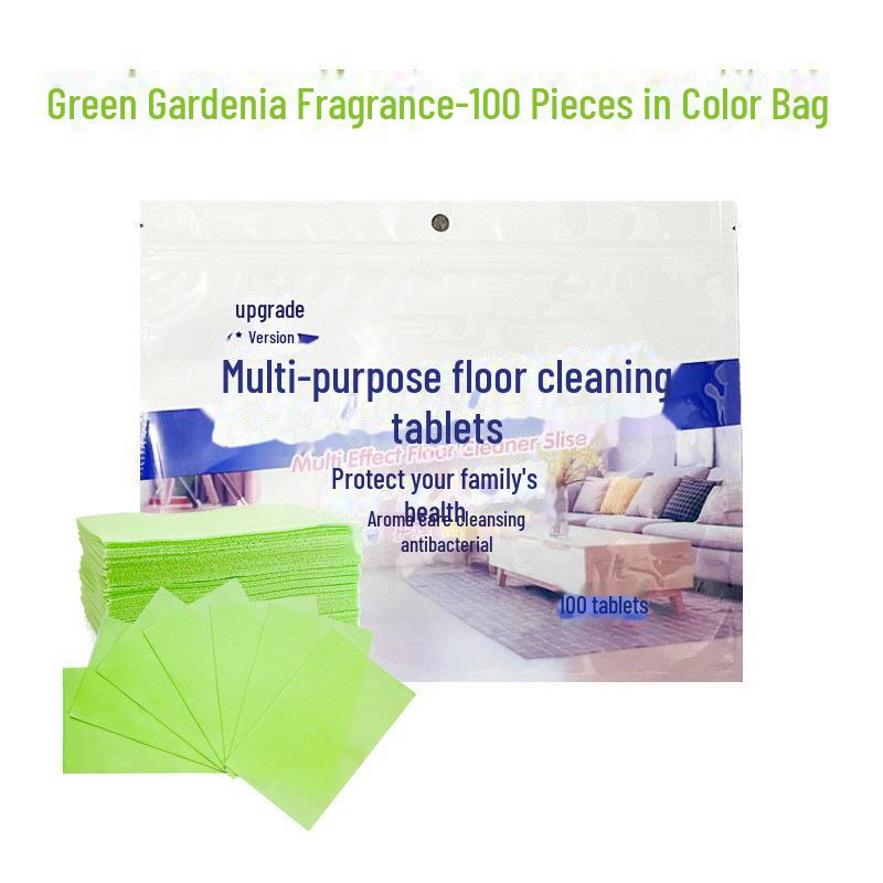 Таблетки для мытья полов: Чистящее средство для дерева и плитки с целью дезинфекции и ароматизации