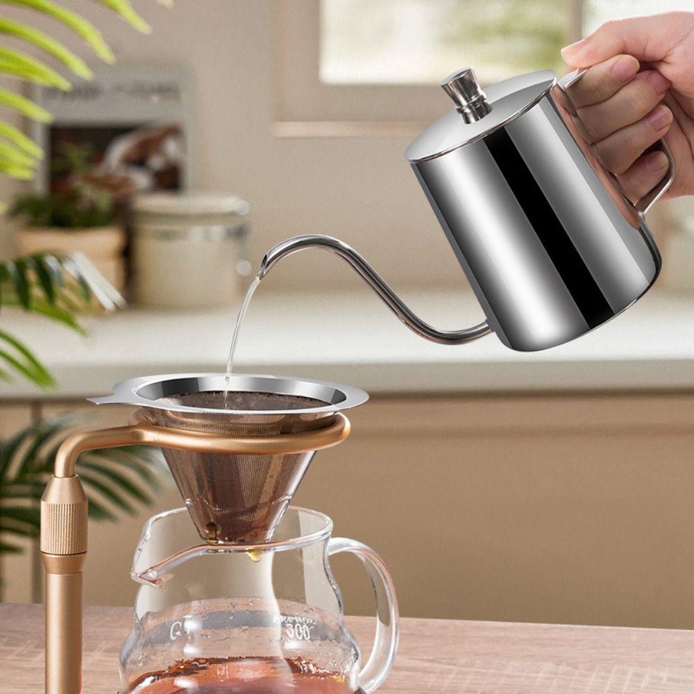 350ml Gooseneck Coffee Drip Kettle Narrow Spout Hand-poured Coffee Maker  Outdoor