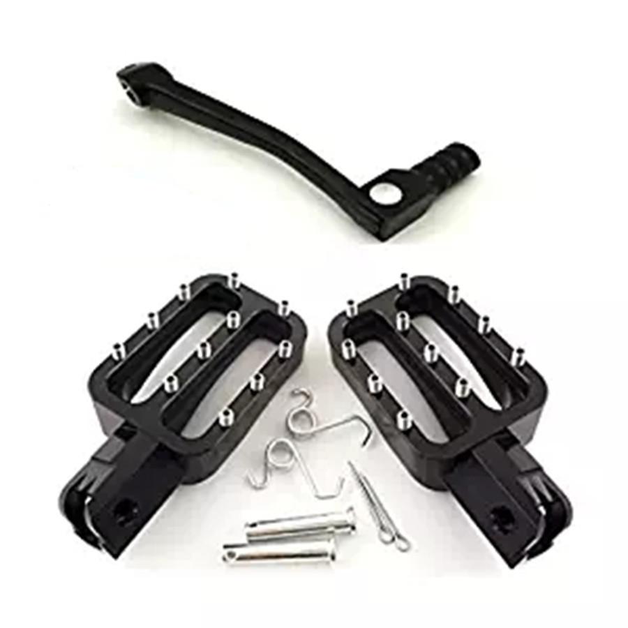 Подножки ЧПУ Подножки + Складной рычаг переключения передач Для Crf50 Xr50 Pw50 Pw80 Klx110 Ttr50 Питбайк