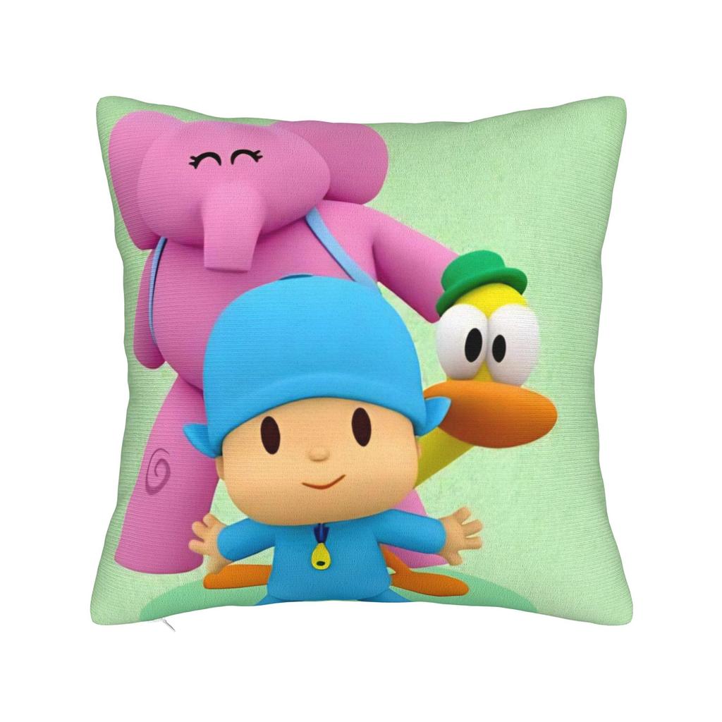 Decorative Pillow Cover Pocoyoes Cartoon Comdy Stuff Home  Throw Pillow Case Cover Drop Shipping Multi-Size