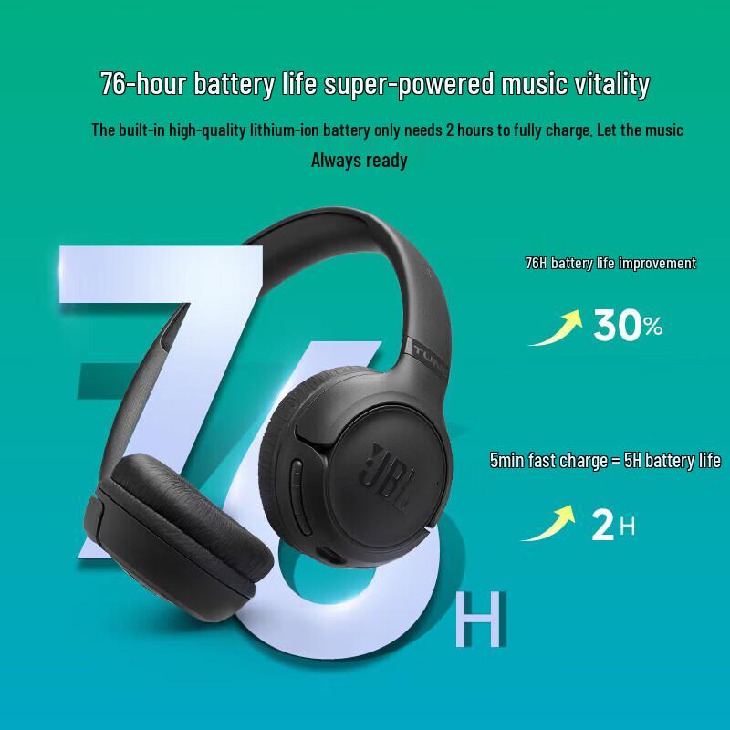 JBL TUNE 530BT Wireless On-Ear Headphones