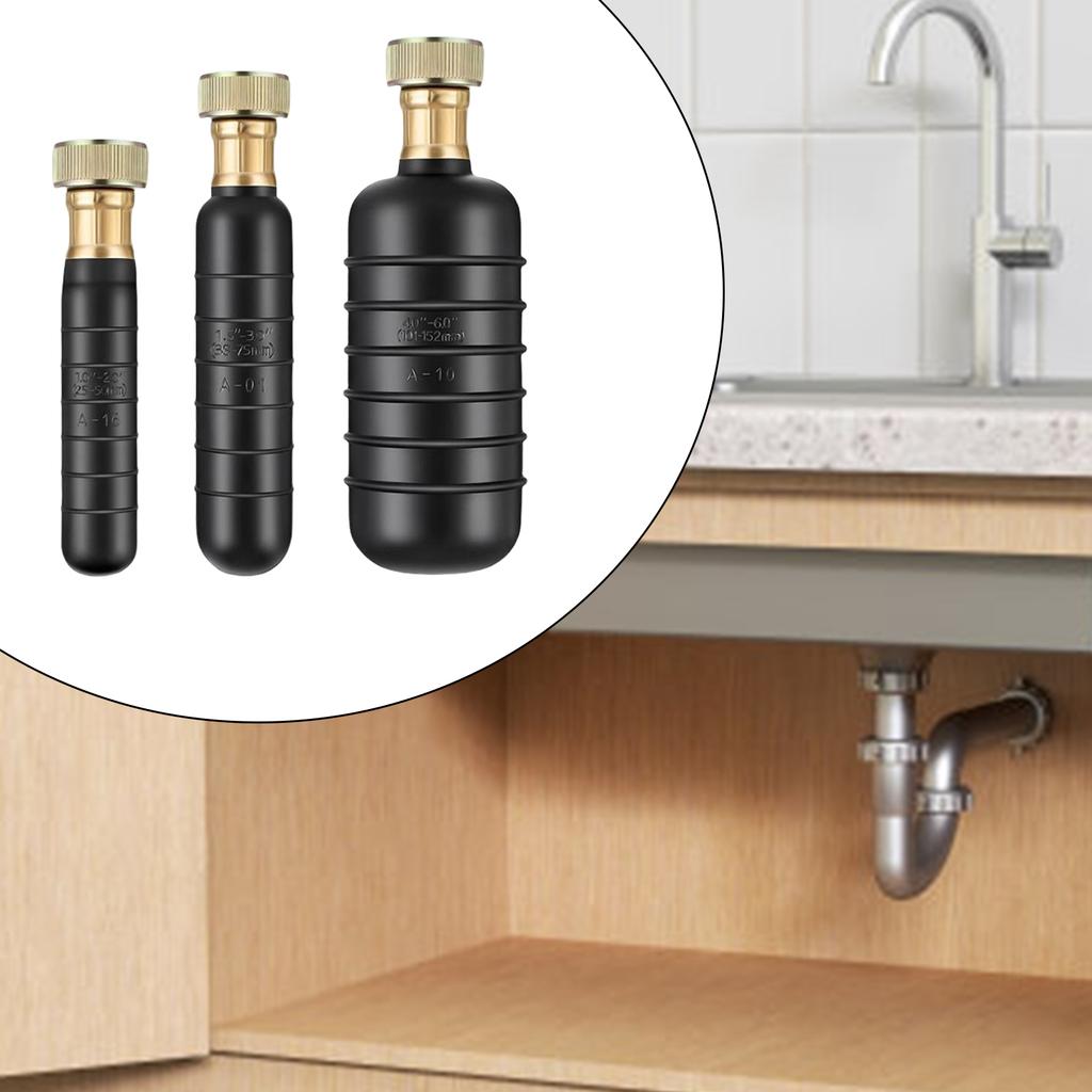 3Pcs Drain Cleaning Bladders Rubber Bathroom Sinks Shower Drains Cleaner for Main Drain Sewer Kitchen Sinks Enduring