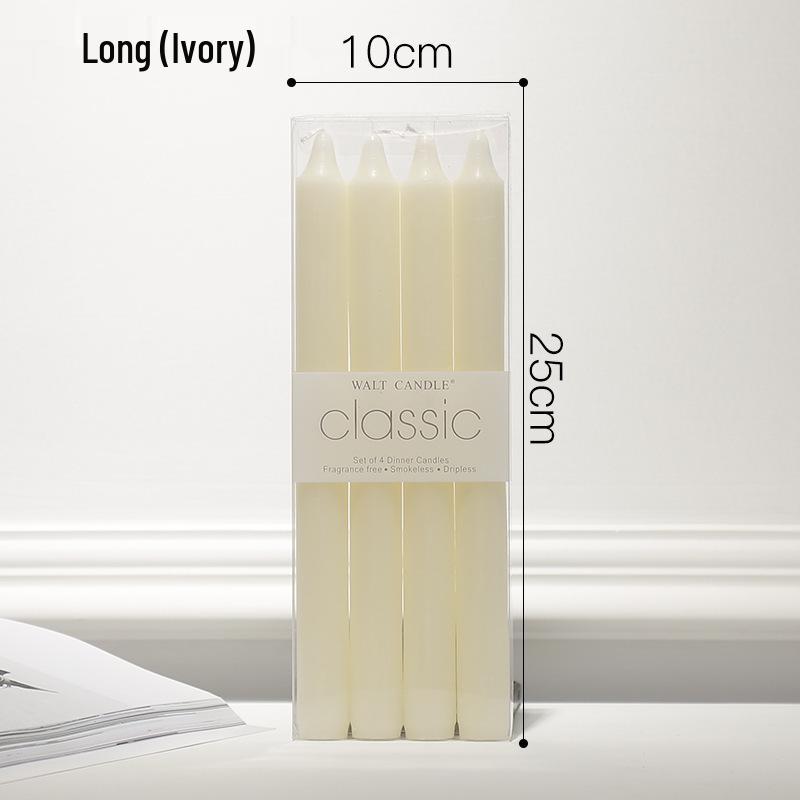 Transparent T-Shaped Glass Candlestick for Home, Living, and Dining Room Decoration