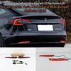 Светодиодный задний противотуманный фонарь с эффектом бегущей воды для Tesla Model 3 (2019-2023)