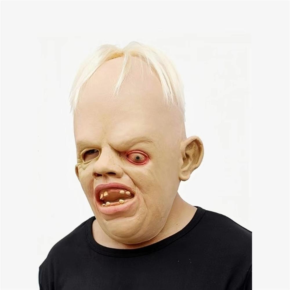 Маска Хэллоуина Демоны Маска Ужаса Человеческая Маска Новинка Латексные Маски Для Головы Балбесы Ленивец Маска Хеллоуин Костюм Полная Голова Маска Ужаса