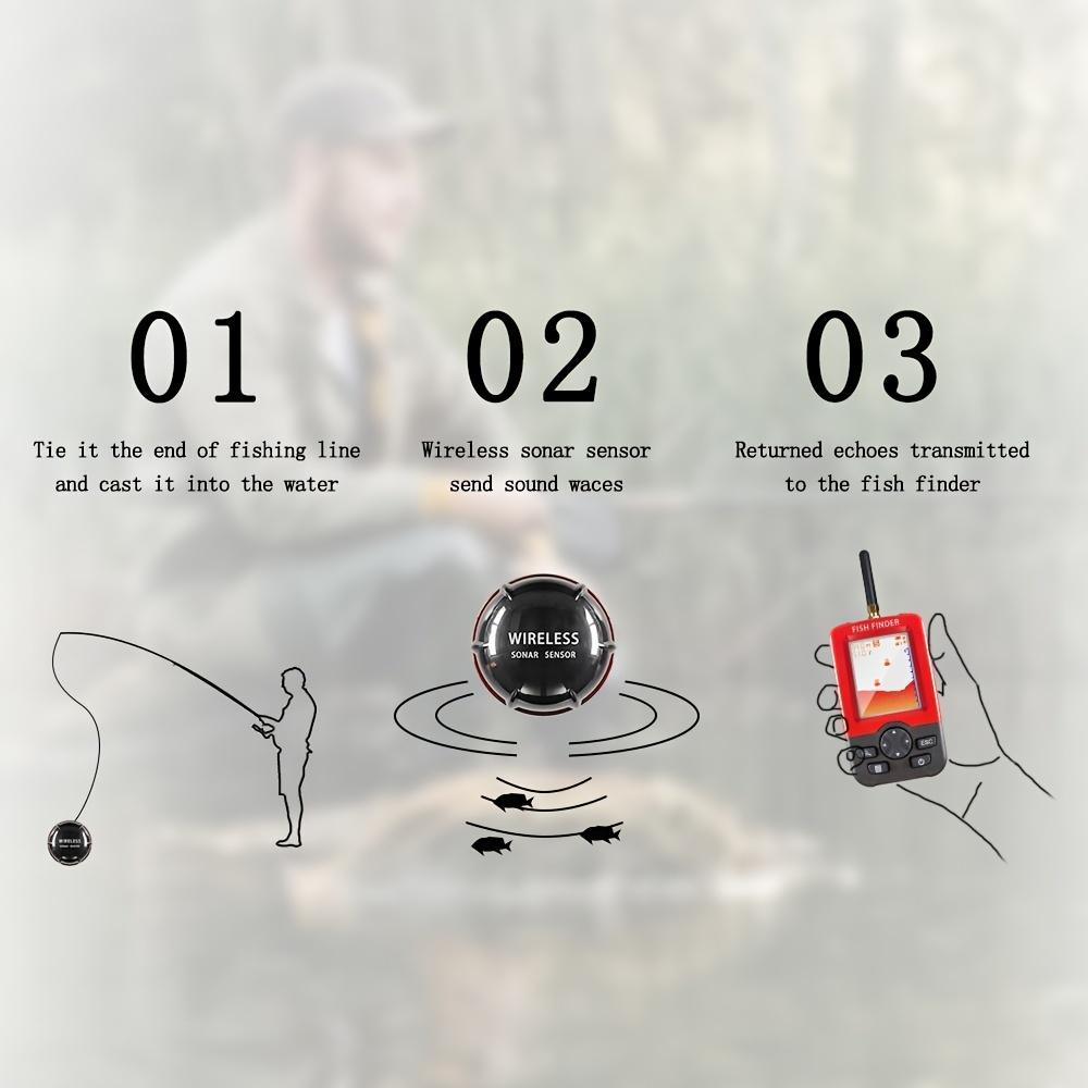 Продвинутый USB Перезаряжаемый Эхолот Звуковой Эхолот Искатель Глубины для Морской и Пресноводной Рыбалки
