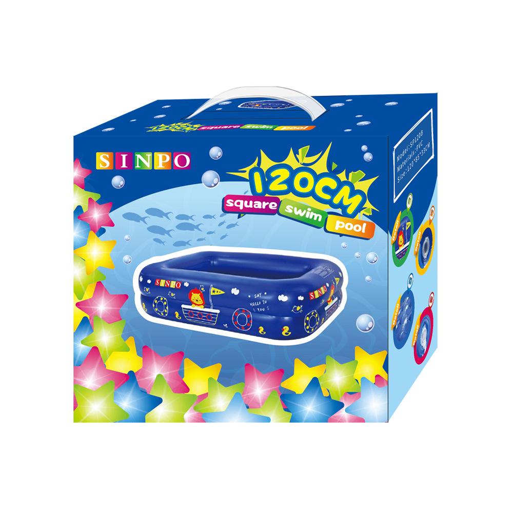 Large Foldable Inflatable Pool for Kids & Adults - Home & Outdoor Water Play