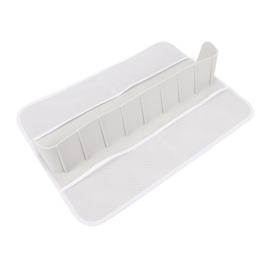 Bathtub Splash Guard with Mesh Pockets Kids Bath Tub Shelf Toy Holder Storage Fun for Toddlers