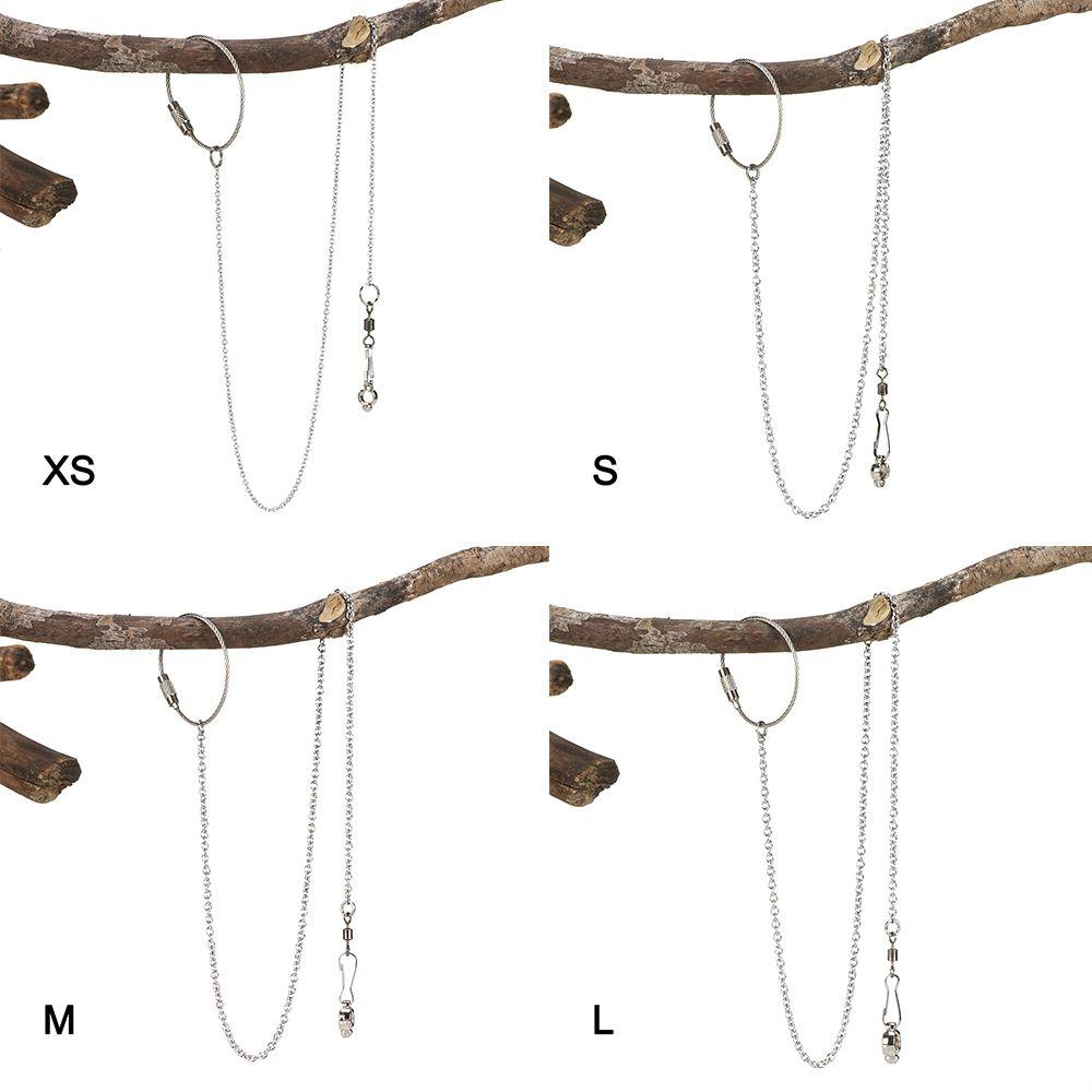 4 Size Flying Training Safe Parrot Foot Chain Bird's Foot Ring Anklet Stand Chain Ankle Foot Ring