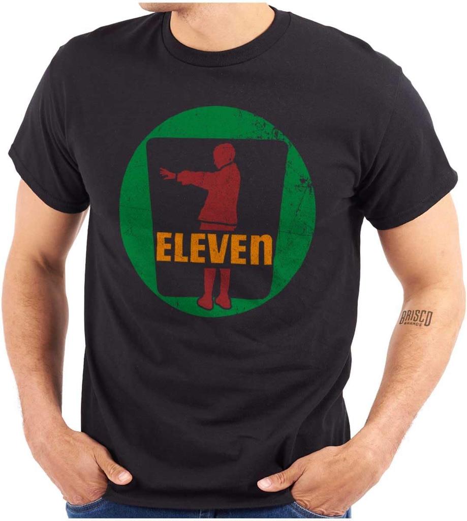 Stranger Fan Sci-Fi Geeky Nerd Eleven Graphic T Shirt Men or Women Black