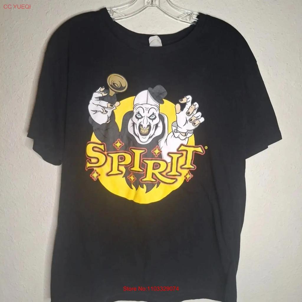 Унисекс s Spirit Halloween Официальная большая футболка Terrifier Размер винтажный Стиранный мужской графический Мягкий повседневный топ Для повседневной носки