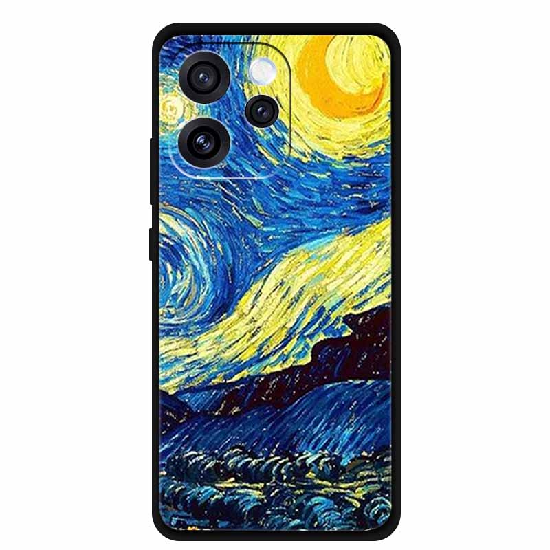 Чехол для телефона Oppo Reno15 Мягкий силиконовый чехол из ТПУ для OPPO PLW110 6,32" Черный чехол для Oppo Reno 15 5G Модный крутой корпус