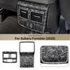 For Subaru Forester 2025 ABS Carbon Fiber Forged Carbon Style LHD Car Front Reading Light Panel Sticker Interior Accessories.