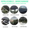 Thickened 12-pin 90% Shading Rate anti-UV HDPE Black Shading Net Outdoor Pergola Car Garage Rain Shed Shading Net