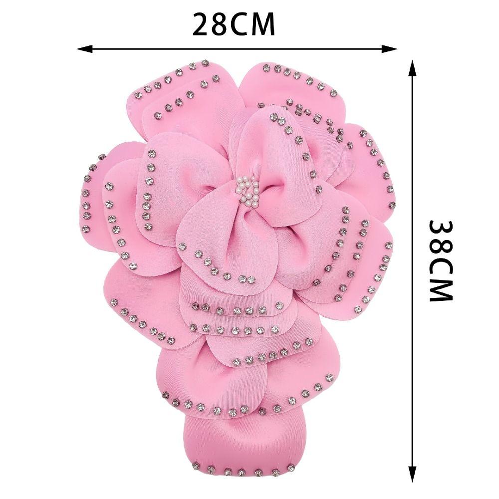 Съемные 3D многослойные цветочные аппликации на грудь цветочная аппликация на одежду нашивки на одежду для женщин