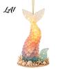 Christmas Presents for Family Ocean Theme Ornaments 2D Flat Acrylic Hanging Decor with Sea Animal Custom Tree Ornaments Designs Holiday Decorations