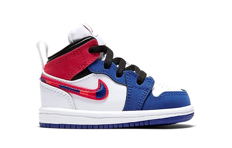 Jordan 1 Mid SE Rush Blue University Red TD BQ6933-146