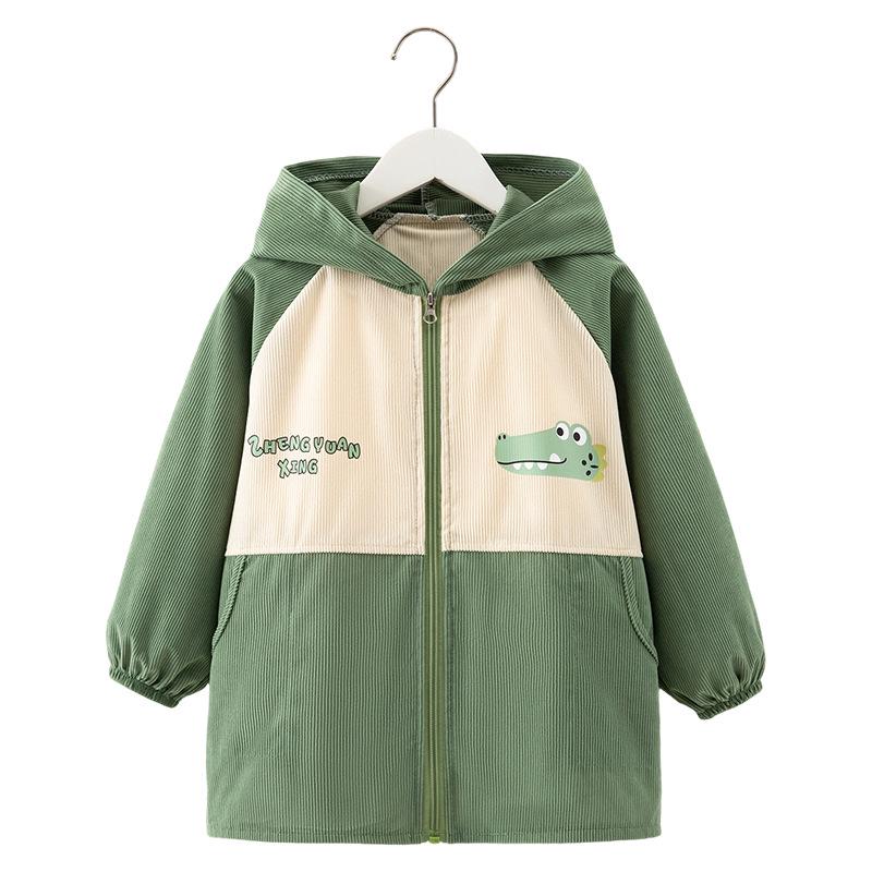 Детский комбинезон-пуховик среднего и большого размера - Водонепроницаемый, грязеотталкивающий, осенне-зимний, детский сад, верхняя одежда, фартук для мальчиков