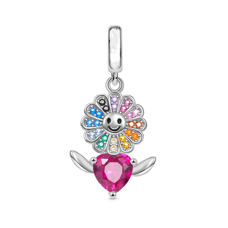 Heart-shaped,Flower Multiple Series Charm Bead Applicable to Original European Plating Silver Jewelry &DIY Making Gift