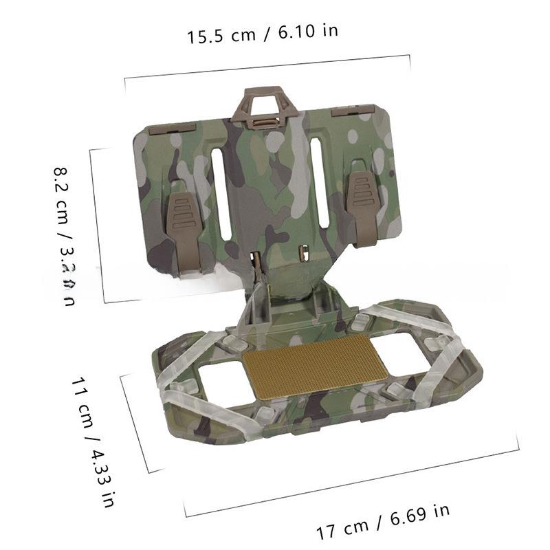 Складная тактическая навигационная плата MOLLE для крепления на нагрудный жилет