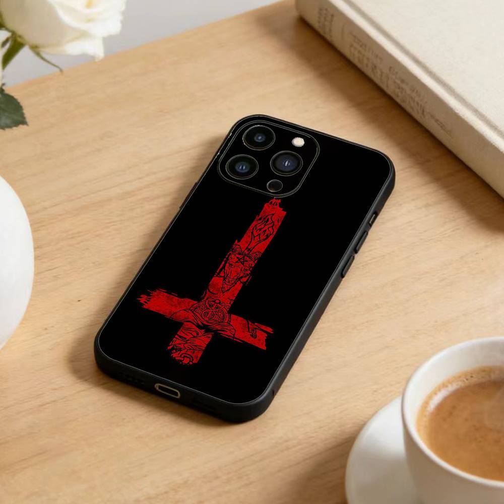 Визуальный стиль субкультуры Чехол для телефона для iPhone 16,15,14,13,12,17,Pro Max,Plus Силиконовый Черный Чехол