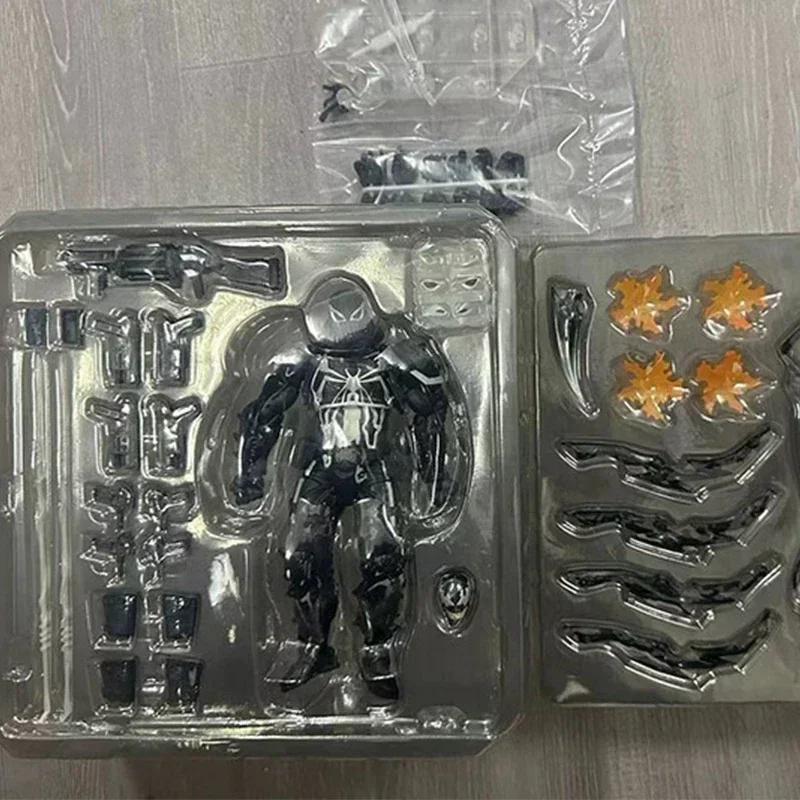 Невероятная Фигурка Агента Ямагучи Веном Kaiyodo Revoltech Фигурка Поливинилхлорид Коллекционная Мобильный Юджин Томпсон Ko модель игрушка Подарок