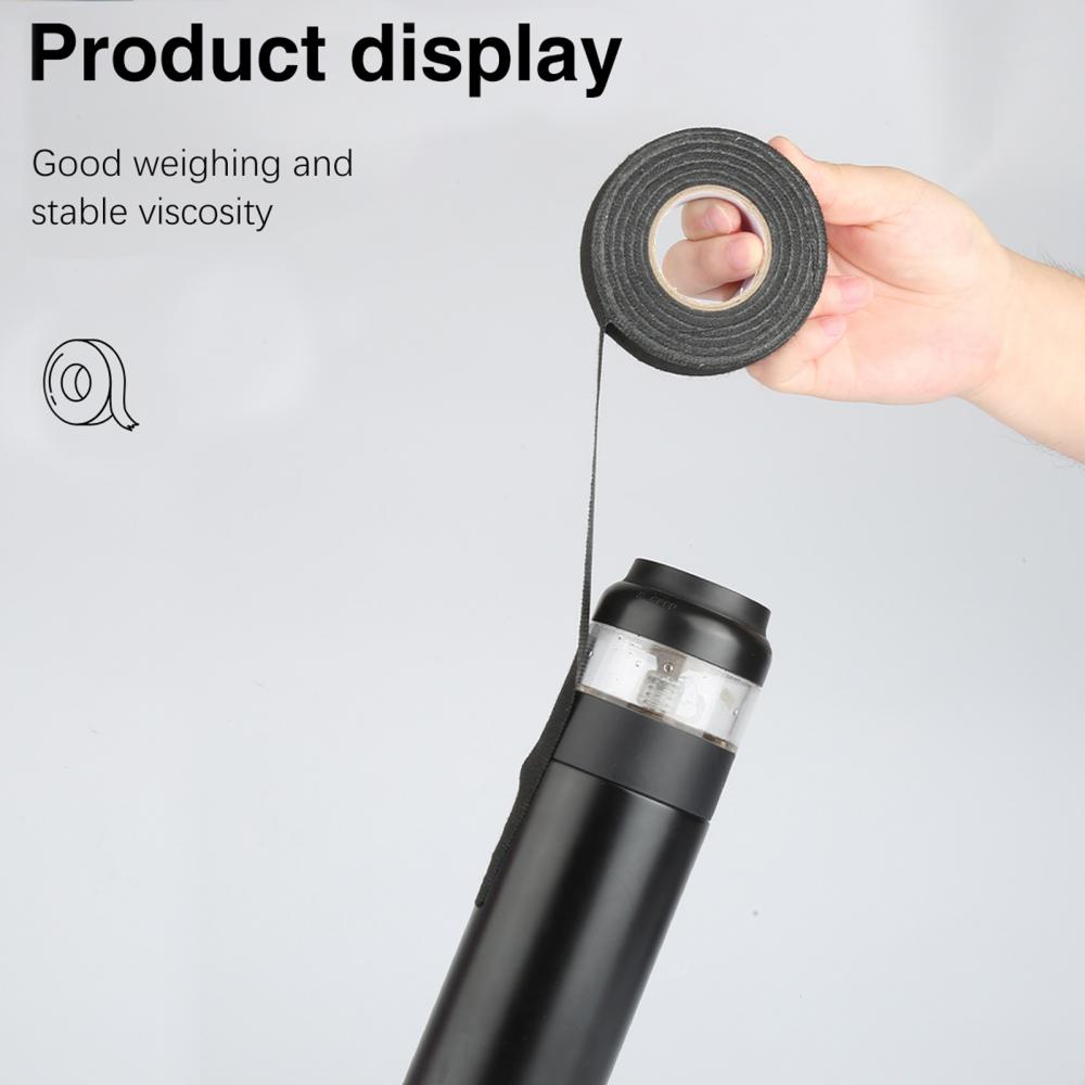 15M термостойкая клейкая тканевая лента для автомобиля фланелевая лента тканевая флисовая лента для жгута проводов полиэстеровая лента