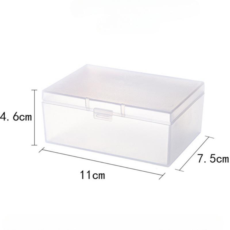Мини-ящики для хранения ватных тампонов, медицинский набор, настольная канцелярская кнопка, ящики для организации, пылезащитная коробка для ювелирных изделий, пластиковый кейс для всяких мелочей