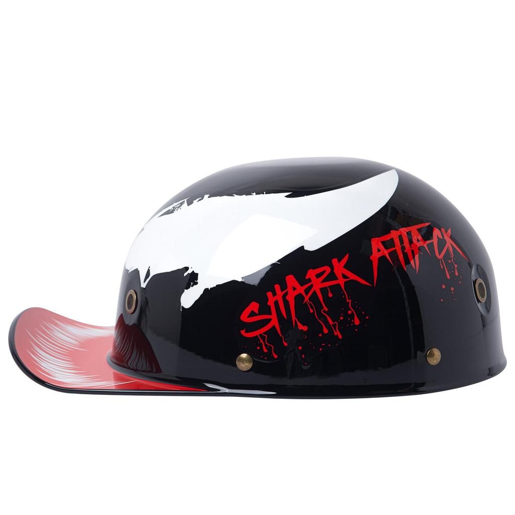 Полушлем для взрослых в стиле ретро с электроприводом, дизайн Street Fighter, легкий, серый, для мужчин и женщин.