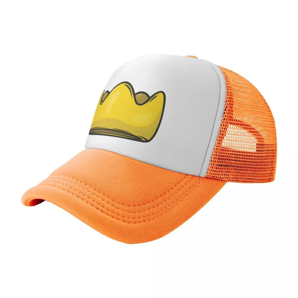 Cute Yellow Crown Baseball Cap black sun hat Luxury Hat beach hat Unisex Caps Women's