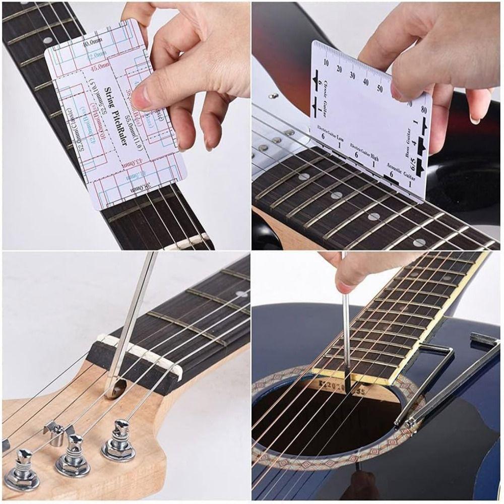 26pcs/set DIY Guitar Repairing Tool Kit with Carry Bag Wire Plier  Bass Accessories