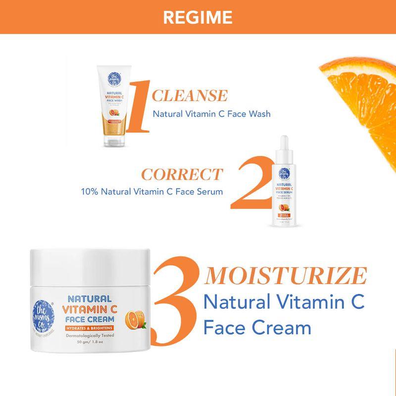 The Moms Co. Natural Brightening Vitamin C Face Cream (50 Gm)