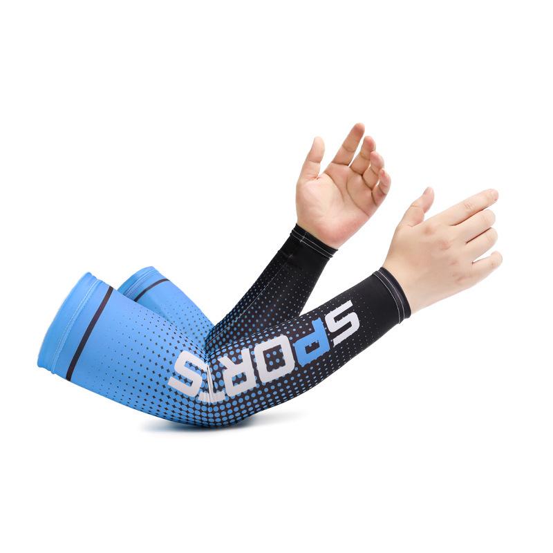 Ice Silk Sun Protection Arm Sleeves for Men & Women - Loose-Fit, Plus Size, Ideal for Summer Sports & Driving