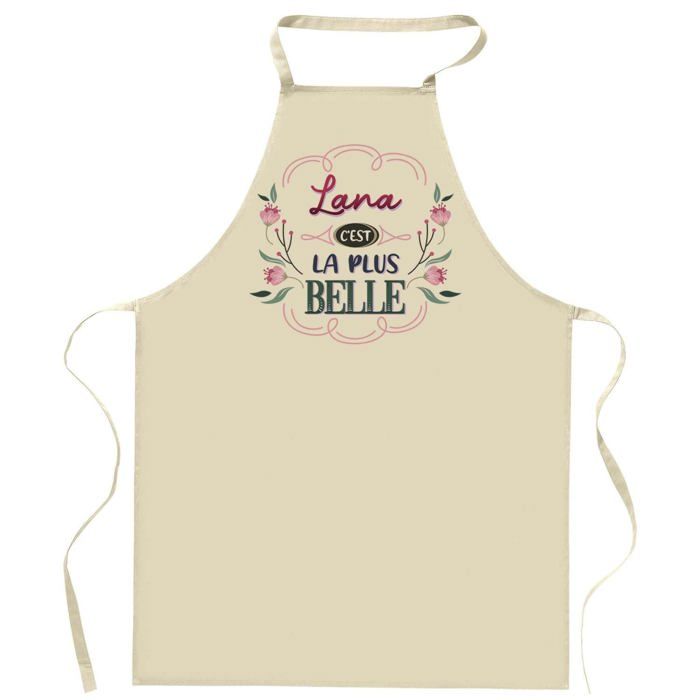 Planetee Tablier de cuisine Lana la plus belle | Tablier jardinage et tâches ménagères Cadeau Fête des Mères Anniversaire Soeur Noël