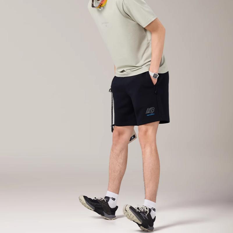 New Balance SS25 Повседневные шорты мужские черные AMS52389-BK