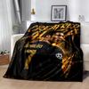 Ronaldo's Superstar Legacy: Moonlit Vision Blanket Soft Warm Cozy Perfect for Office Chair Couch Picnics Four Seasons Universal Playful Design