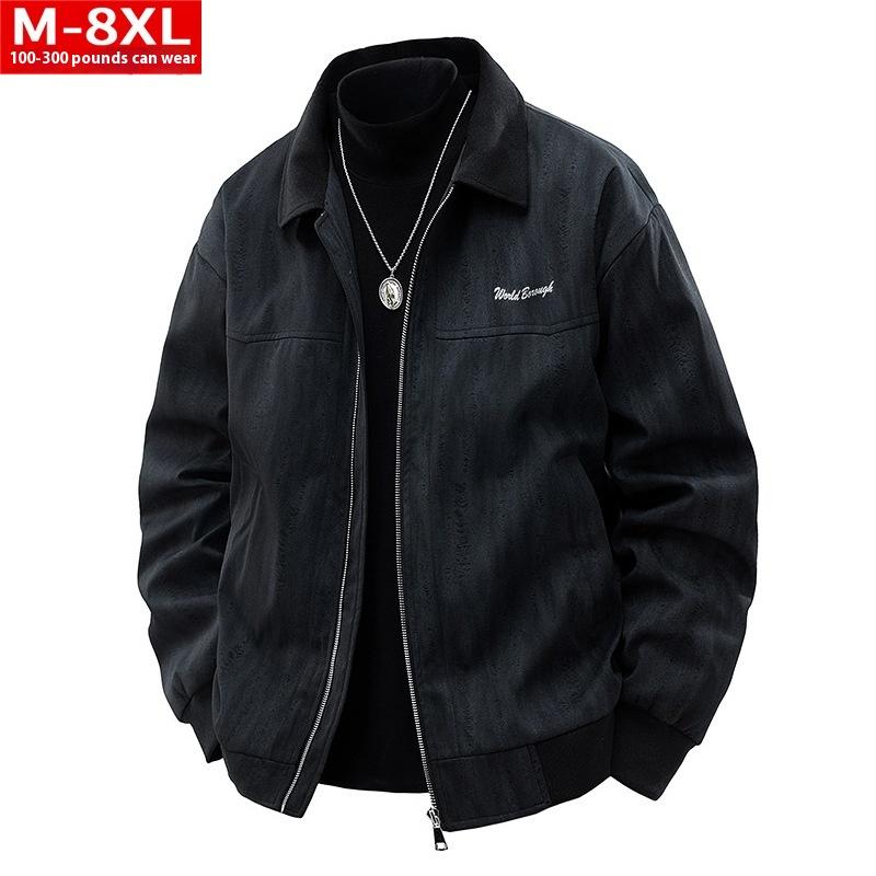 Уютная модная напечатанная цветная куртка с квадратным воротником Fat Plus Size Plus Fat Loose Casual Coat для мужчин
